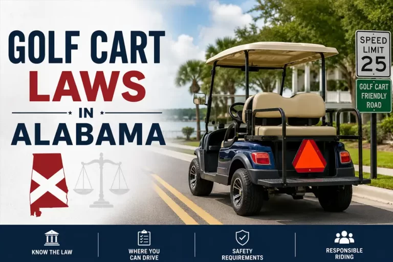 golf cart laws in Alabama