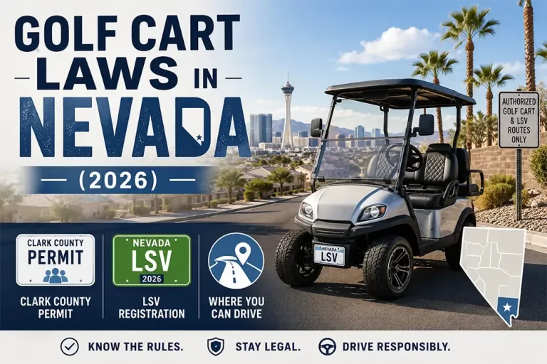 golf cart laws in Nevada