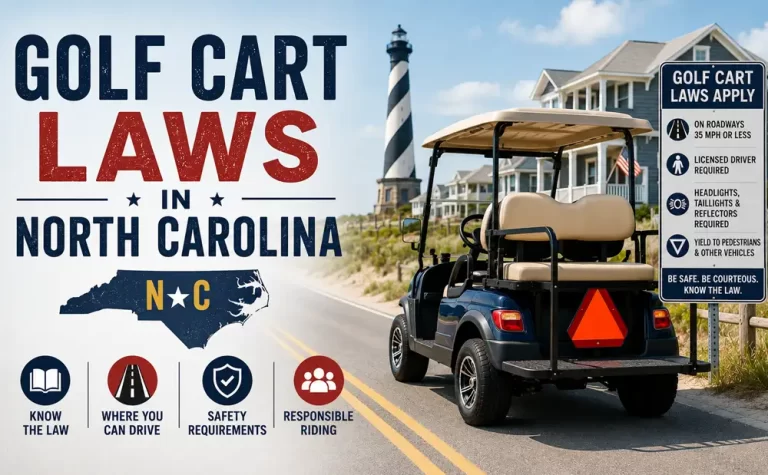 golf cart laws in North Carolina