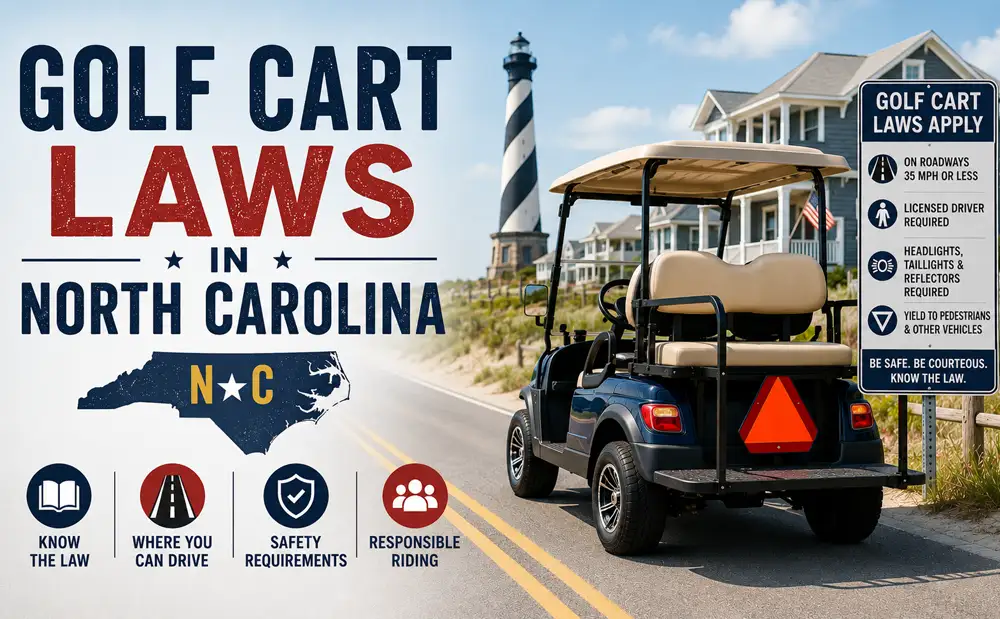 golf cart laws in North Carolina