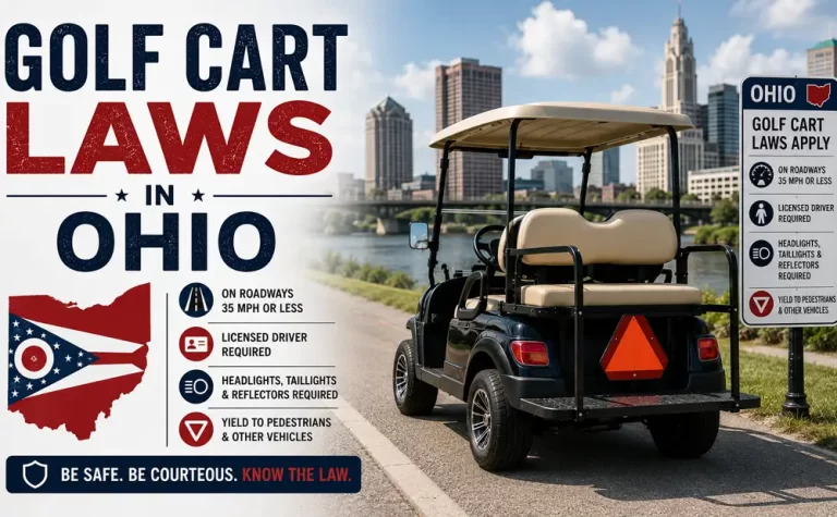 golf cart laws in Ohio