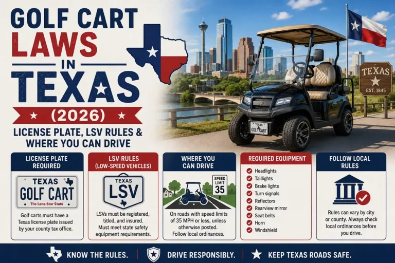golf cart laws in Texas