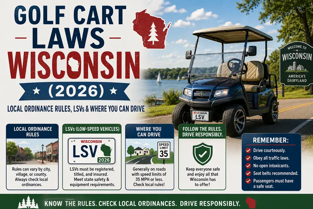 golf cart laws in Wisconsin
